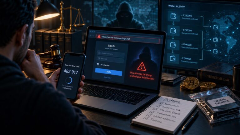 فیشینگ صرافی ارز دیجیتال و سرقت کد دو مرحله‌ای