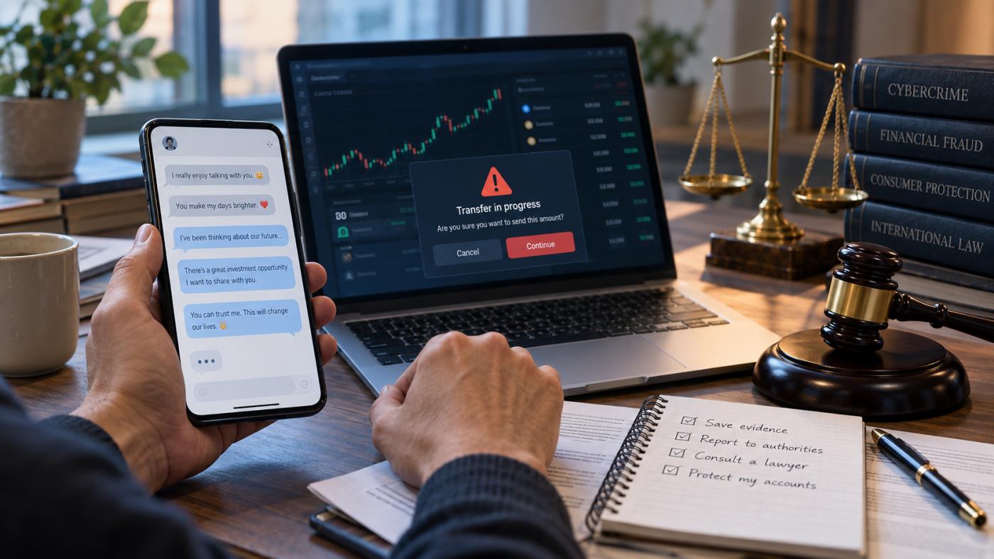 وکیل ارز دیجیتال برای کلاهبرداری عاطفی و سرمایهگذاری رمزارز