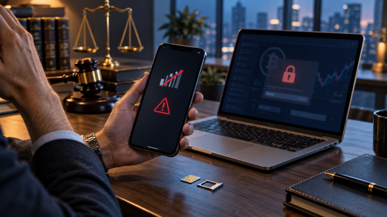 وکیل ارز دیجیتال برای سرقت با تعویض سیم‌کارت و SIM Swap